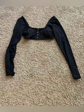 Swim Long Sleeve Cropped